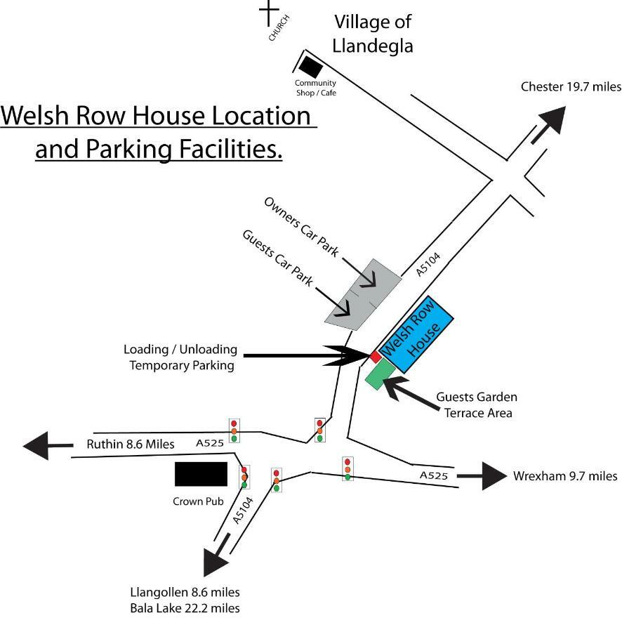Welsh Row House Lejlighed Llandegla Eksteriør billede